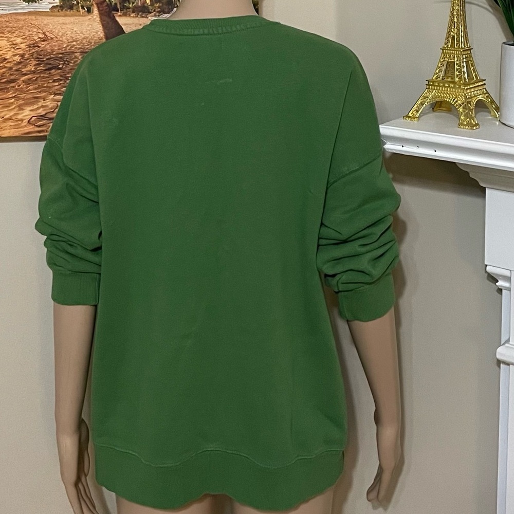 Monaco Green Graphic Sweatshirt Size XSmall - Picture 3 of 9